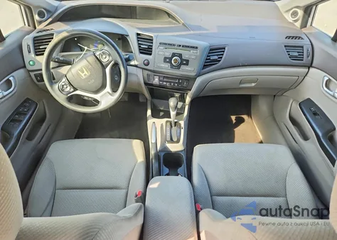 2012 Honda Civic Hybrid z USA, uszkodzony, nr VIN JHMFB4F21CS008815